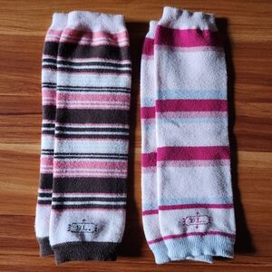BabyLegs Pink Striped Leggings Duo